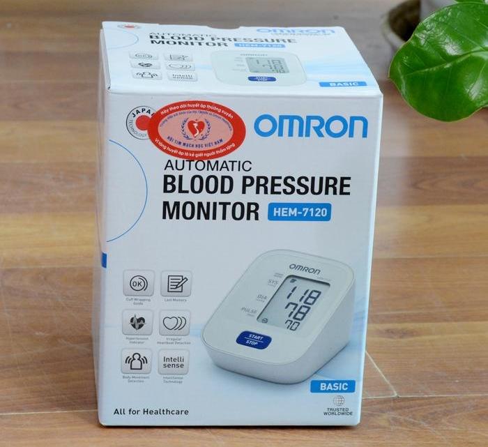 Máy đo huyết áp bắp tay Omron Hem 7120